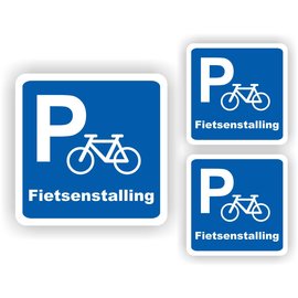 JERMA allerhandestickers Fietsenstalling sticker