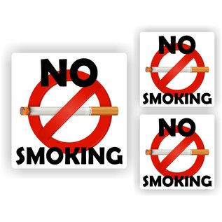 JERMA allerhandestickers No Smoking set van 3  stickers