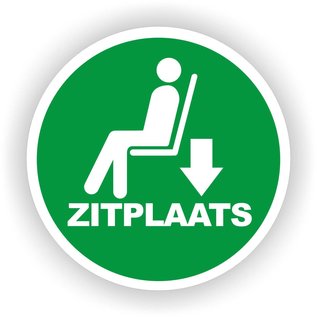 JERMA allerhandestickers Zitplaats pictogram sticker