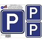 JERMA allerhandestickers Parkeerbord sticker set van 3 stuks