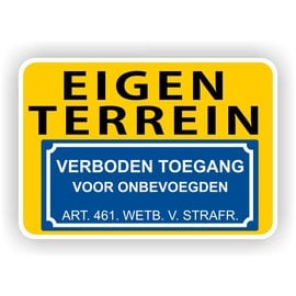 JERMA allerhandestickers Verboden toegang sticker.