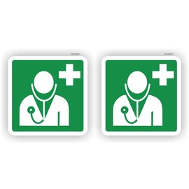 JERMA allerhandestickers Docter pictogram hier