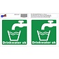 JERMA allerhandestickers Drinkwater ok sticker set