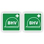 JERMA allerhandestickers BHV sticker set van 2 stuks.