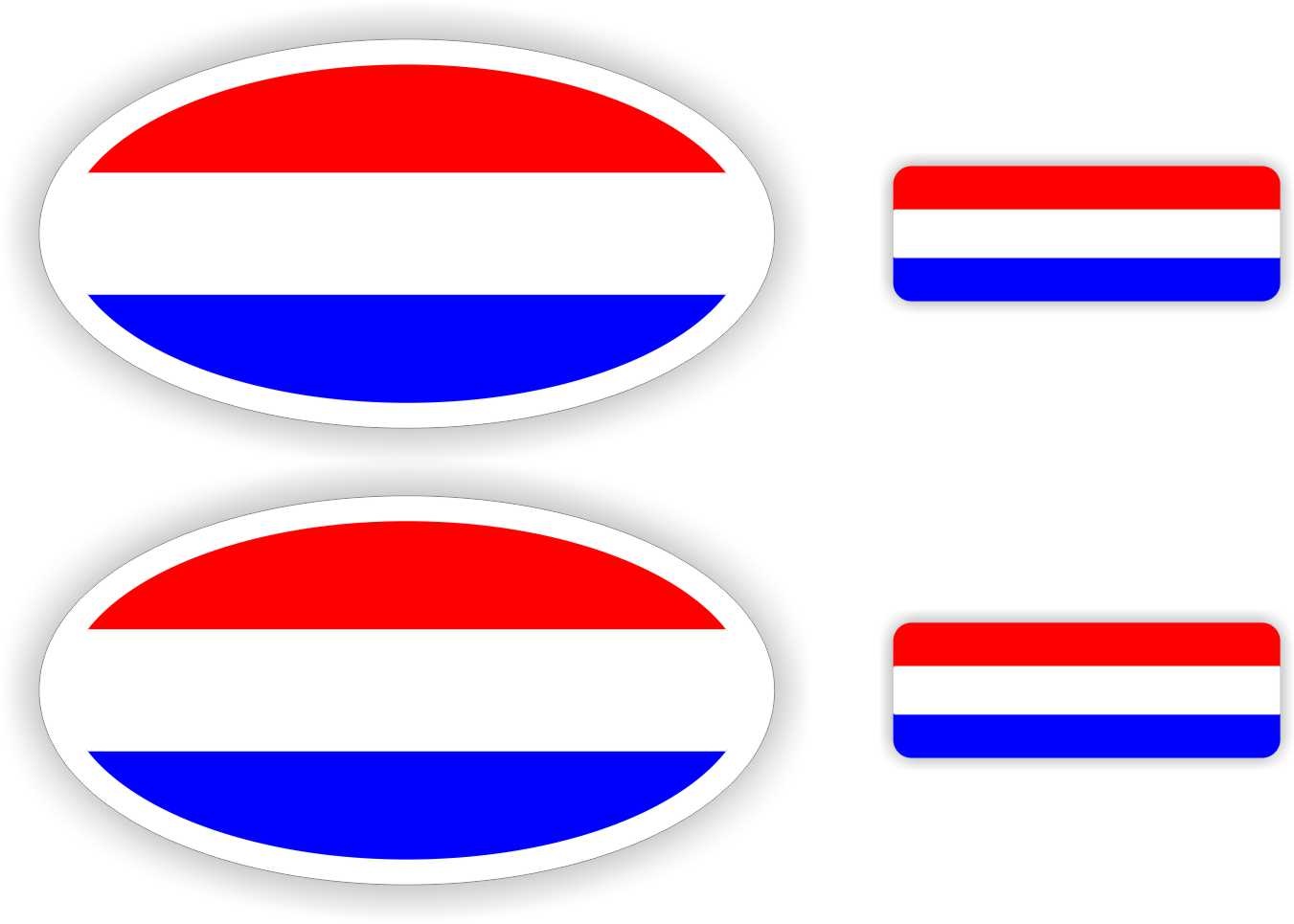 Indrukwekkend Samengroeiing pijpleiding Nederlandse vlag, auto sticker set. - JERMA AllerhandeStickers