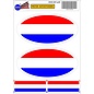 JERMA allerhandestickers Nederlandse vlag, auto sticker set.