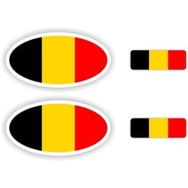 JERMA allerhandestickers Belgische vlaggen stickers.