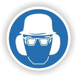 JERMA allerhandestickers Helm, Bril en Gehoorbescherming sticker