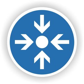 JERMA allerhandestickers Trefpunt Verzamelplaats pictogram sticker