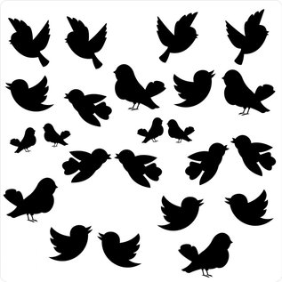 JERMA allerhandestickers Vogelplakkers Twitter 23 vogel raamstickers
