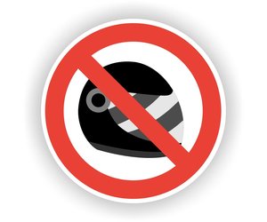 Doctor in de filosofie Anoi schoner Helm dragen niet toegestaan pictogram sticker. - JERMA AllerhandeStickers