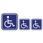 JERMA allerhandestickers Sticker rolstoel toegankelijk set van 3 stuks