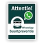 JERMA allerhandestickers WhatsApp buurtpreventie sticker (L)