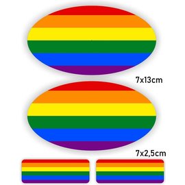 JERMA allerhandestickers Regenboogvlag lgbt stickers