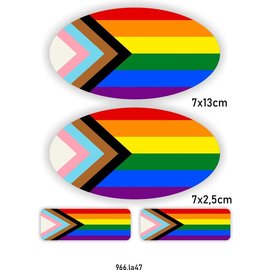 JERMA allerhandestickers Regenboogvlag lgbtq+ stickers