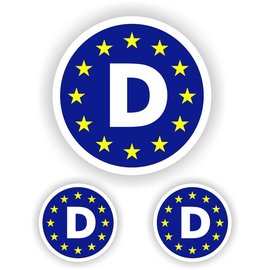 JERMA allerhandestickers Duits EU auto stickers