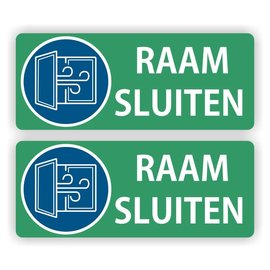 JERMA allerhandestickers Raam sluiten stickers