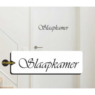 JERMA allerhandestickers Slaapkamer. Deursticker plakletters.