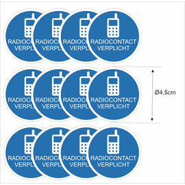 JERMA allerhandestickers Radiocontact verplicht stickers