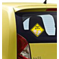 JERMA allerhandestickers Baby on Board auto raamstickers set 3 stuks.