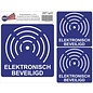 JERMA allerhandestickers Elektronische Beveiligd sticker set 3 stuks