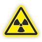 JERMA allerhandestickers Radioactieve stoffen, sticker geel zwart 20 cm.