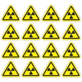 JERMA allerhandestickers Radioactieve stoffen, sticker