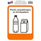 JERMA allerhandestickers Plastic verpakking en drinkpakken recycling sticker