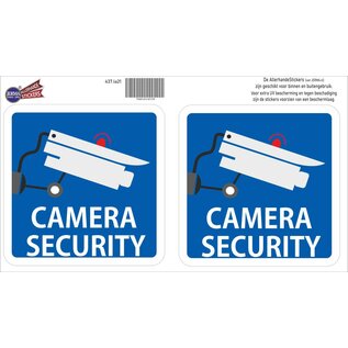 JERMA allerhandestickers Camera Security stickers set.