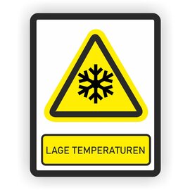 JERMA allerhandestickers ISO7010 lage temperaturen sticker