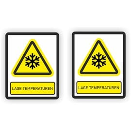 JERMA allerhandestickers Lage temperaturen set 2 stickers