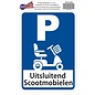 JERMA allerhandestickers Scootmobiel parkeerplaats sticker