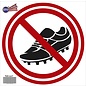 JERMA allerhandestickers Voetbalschoenen niet toegestaan sticker