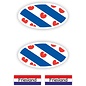 JERMA allerhandestickers Provincie Friesland vlaggen auto sticker set.