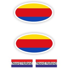 JERMA allerhandestickers Provincie Noord Holland  auto stickers.