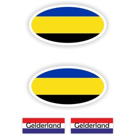 JERMA allerhandestickers Provincie Gelderland auto stickers.