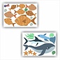 JERMA allerhandestickers Vissen decoratie stickers diep in de zee.