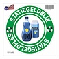 JERMA allerhandestickers Statiegeld fles en blik hier inleveren sticker 20cm