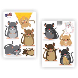 JERMA allerhandestickers Muis op de trap decoratie stickers