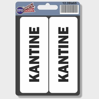 JERMA allerhandestickers KANTINE sticker set 2 stuks