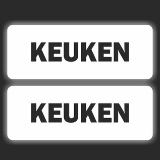 JERMA allerhandestickers KEUKEN sticker set 2 stuks