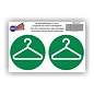 JERMA allerhandestickers Garderobe kleedkamer pictogram sticker set groen