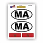 JERMA allerhandestickers MA, Marokko auto sticker set 4 stuks.