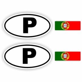 JERMA allerhandestickers P, Portugal auto sticker set