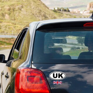 JERMA allerhandestickers UK, Verenigd Koninkrijk en Noord-Ierland auto sticker set 4  stuks