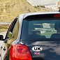 JERMA allerhandestickers UK, Verenigd Koninkrijk en Noord-Ierland auto sticker set 4  stuks