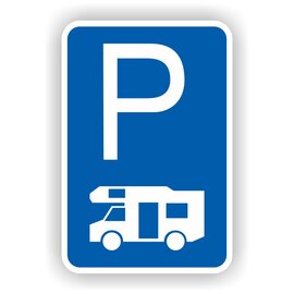 JERMA allerhandestickers Camper parkeerplaats sticker