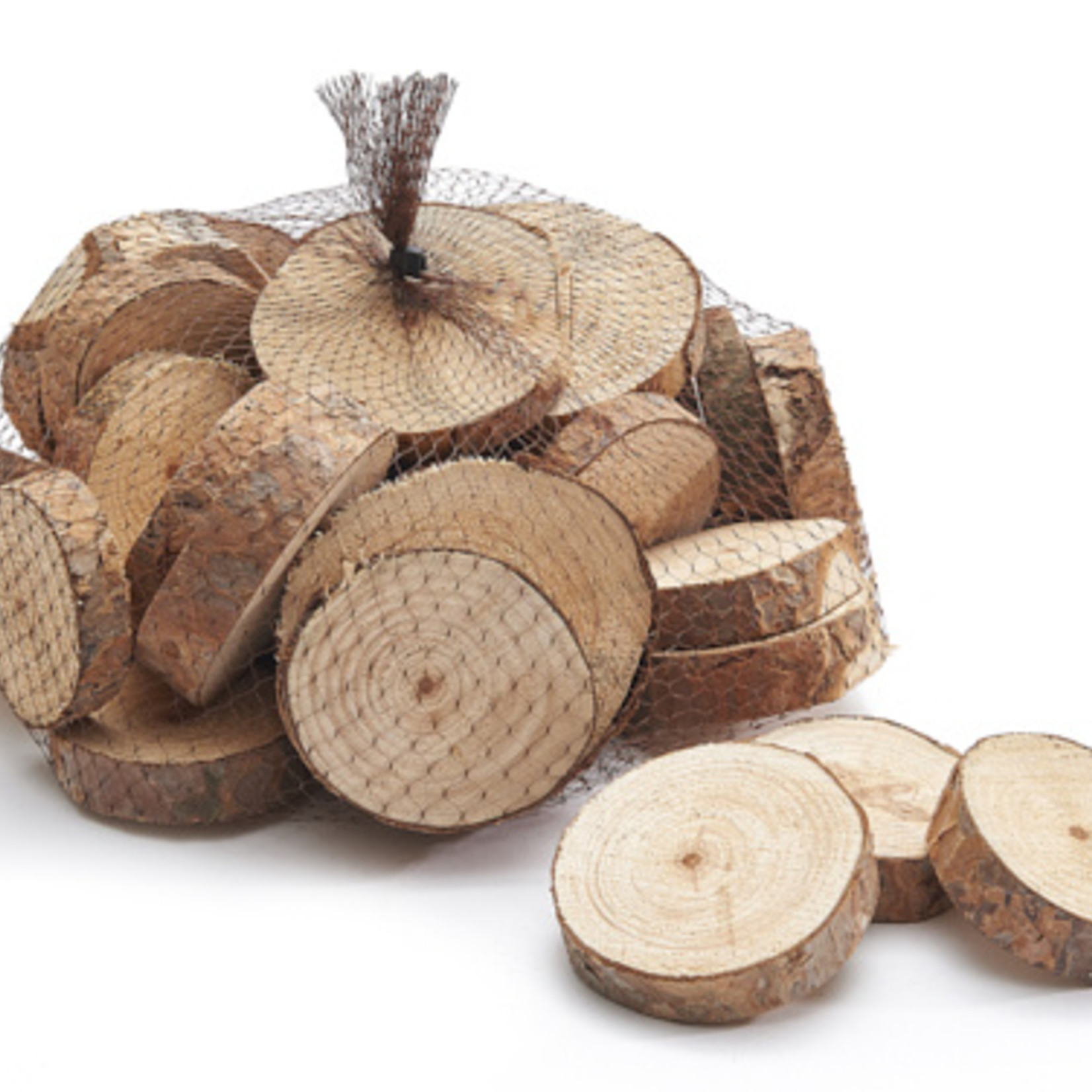 Natural wood discs