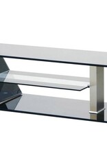 TV-Regal aus formgebogenem Glas