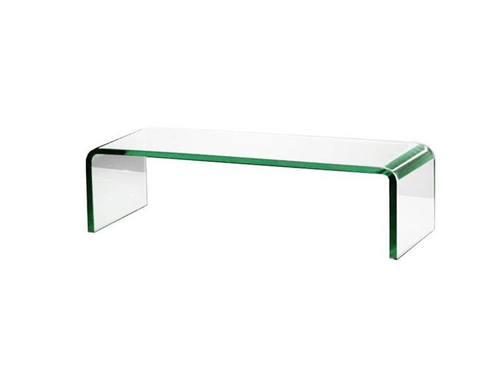 TV-Aufsatz, formgebogen, Klarglas